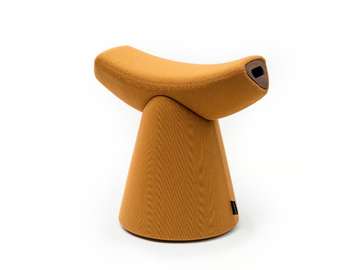 GARDIAN - Low fabric stool by La Manufacture - view 2